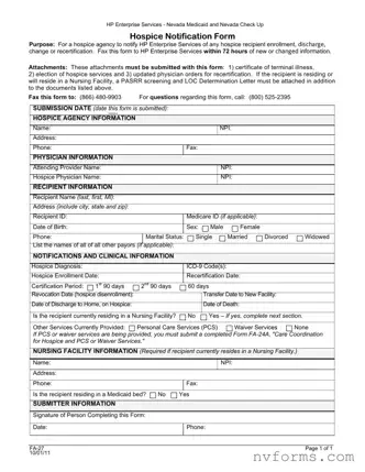 Fill Out a Valid Nevada Fa 27 Template